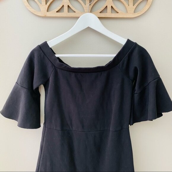 Free People Off The Shoulder Dress Black Sz Small - Picture 2 of 9